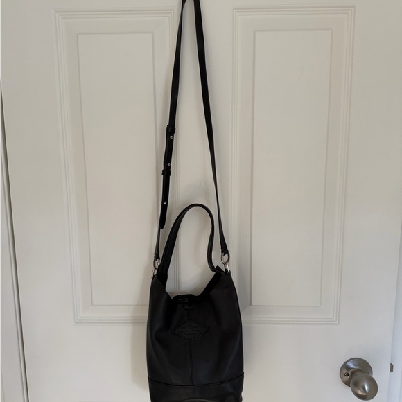 Rag & Bone Leather Camden Mini Shopper Bucket Bag with removable strap - Picture 2 of 6